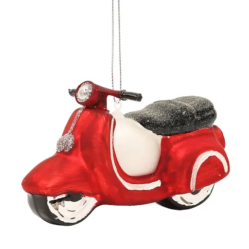 Елочное украшение "Скутер Ретро" 12,5*7*4,5 см, YQ1457672