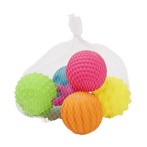 Набір іграшок для купання Lindo М'ячики, 6 шт. (1664-1) - фото 2