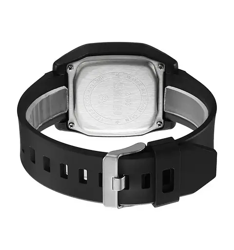 Часы мужские спортивные наручные Skmei 2193 (Черный с белым циферблатом) - фото 5