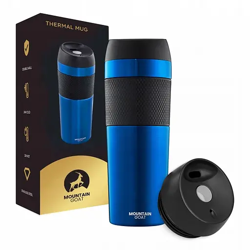 Термокружка Mountain Goat Travel 0.4 л Blue (P-5907739315700) - фото 1