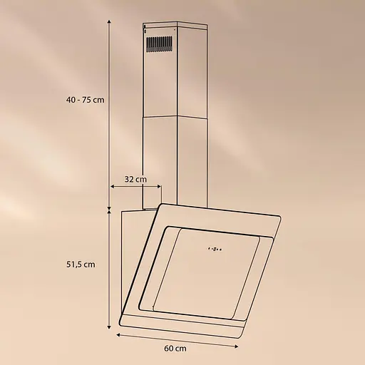 Вытяжка Klarstein Aurora Eco 60 см 550 м³/час (10039928) - фото 2