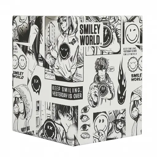 Стакан для письмового приладдя Yes Smiley World картон (708868) - фото 2