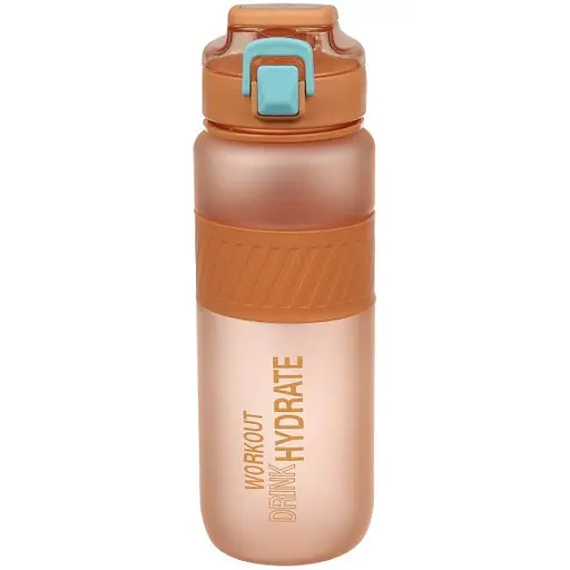 Пляшка для води спортивна Laprida WDH з носиком матова 800 мл помаранчева (67-5305)