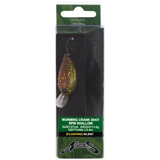 Воблер Nories Worming Crank Shot Spin Shallow 37mm 3.5g #291 - фото 2
