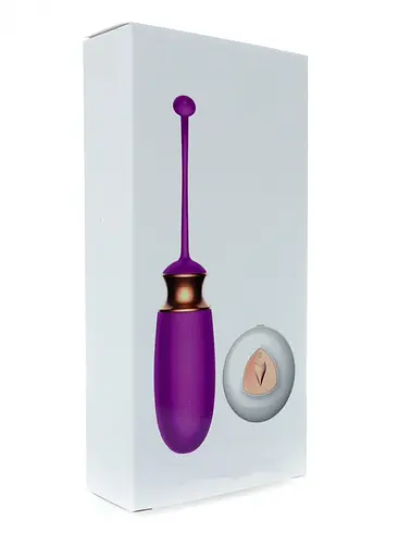 Віброяйце B - Series Fox Love Egg 15 см фіолетовий - фото 7