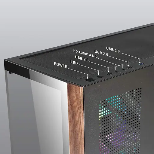 Корпус AZZA NEPTUN 491 (CSAZ-491), блок питания не входит в комплект, б/у - фото 9