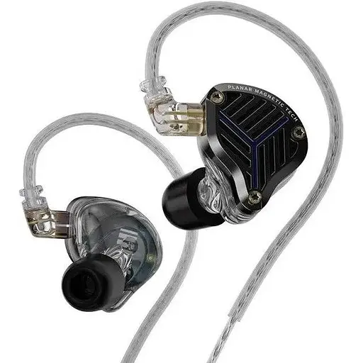 Наушники Knowledge Zenith проводные PRX Planar Diaphragm с микрофоном гарнитура черные - фото 1