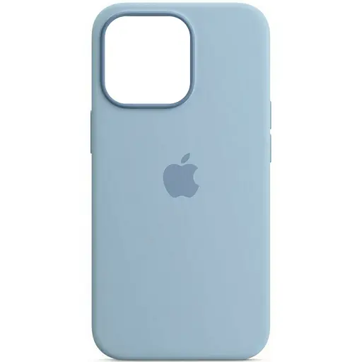 Чехол Epik Silicone case AAA with Magsafe and Animation для Apple iPhone 13 Pro 6.1 Голубой/Blue Fog - фото 2