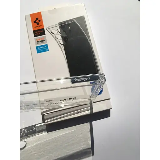 Оригинальный противоударный чехол Spigen Liquid Crystal Flex для Samsung Galaxy S23 Ultra (6.8") ACS05610 - фото 3