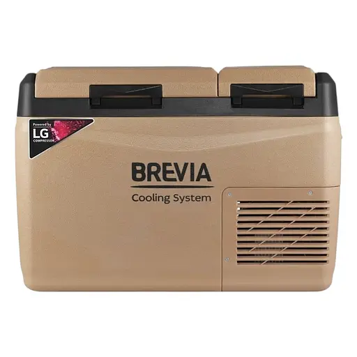 Холодильник автомобильный Brevia 31л (компрессор LG) двухкамерный 23335 - фото 1