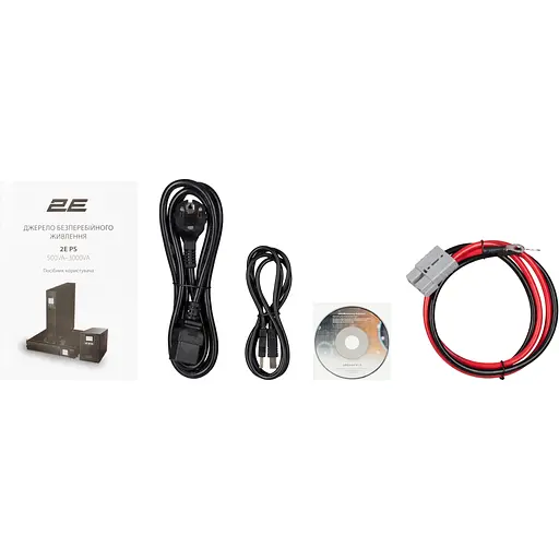 Источник бесперебойного питания 2E PS1000L, 1000VA/800W, на внешние АКБ 2x12В, 2xSchuko+1xC13 - фото 4