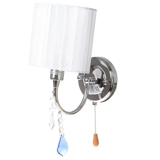 Бра Brille BL-093W/1 з абажуром настінне накладне з вимикачем