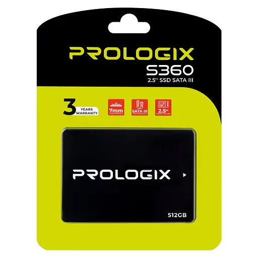 SSD накопитель 512 ГБ Prologix S360 2,5 SATAIII TLC (PRO512GS360) - фото 3