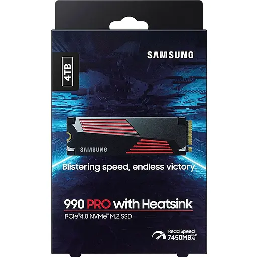 SSD накопичувач Samsung 990 PRO 4TB with Heatsink (MZ-V9P4T0CW) [104017] - фото 7