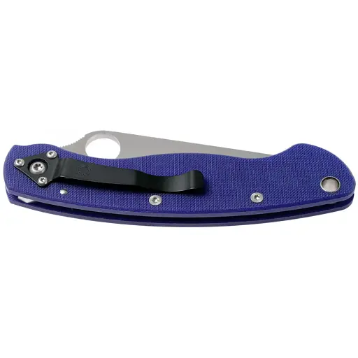 Нож Spyderco Military Dark Blue - фото 4