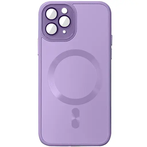 Чохол Epik TPU+Glass Sapphire Midnight with MagSafe для Apple iPhone 15 Pro 6.1 Бузковий/Lilac