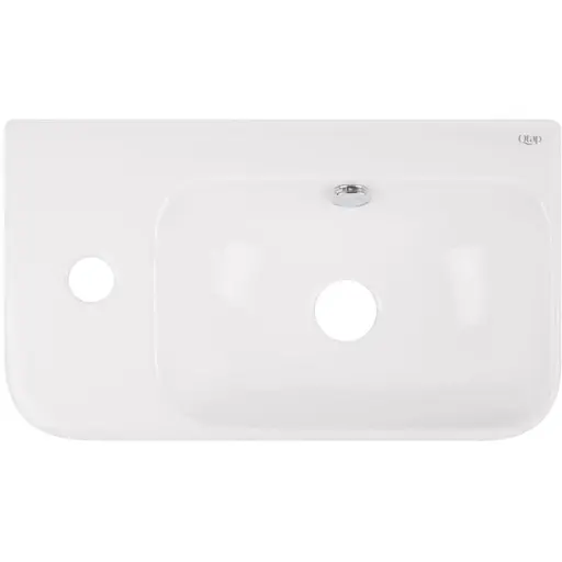Раковина Qtap Tern без донного клапана QT17115117LWN - фото 1