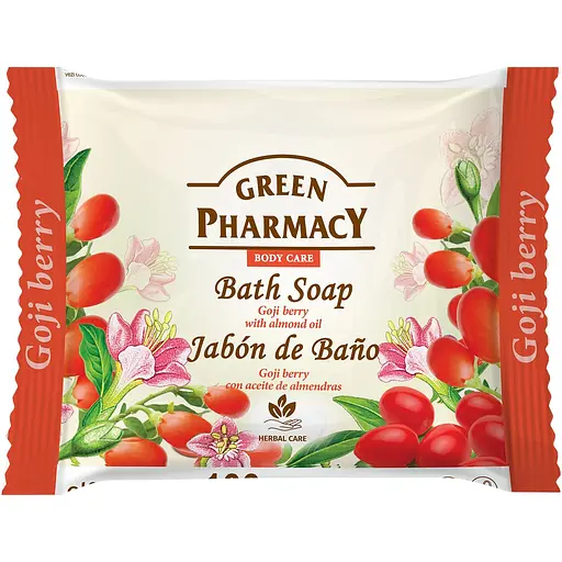 Мило Зелена Аптека Bath soap Goji berry with almond oil, 100 г