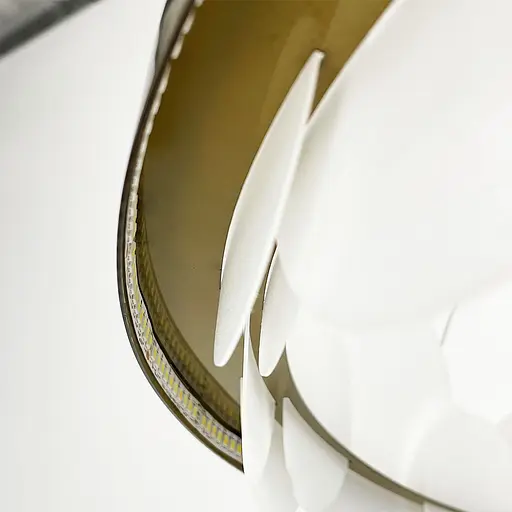 Кольцевая подвесная люстра в латунном корпусе Ø 57 см Ст. MJ204-600 AB | Line F - фото 6