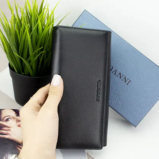 Гаманець жіночий шкіряний Fuerdanni 1180 чорний на магнітах - фото 9