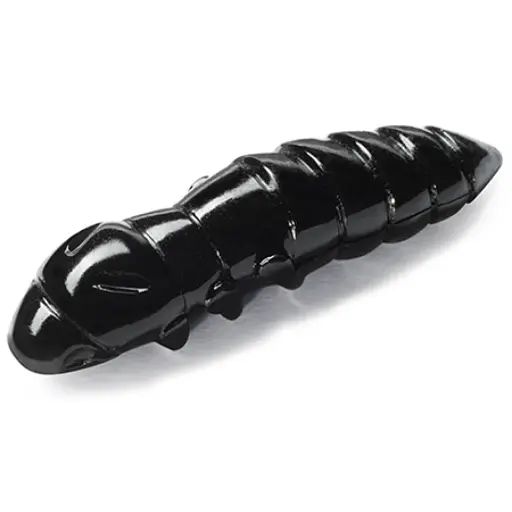 Силикон FishUP Pupa 1.2" (10шт) #101 - Black, cheese taste