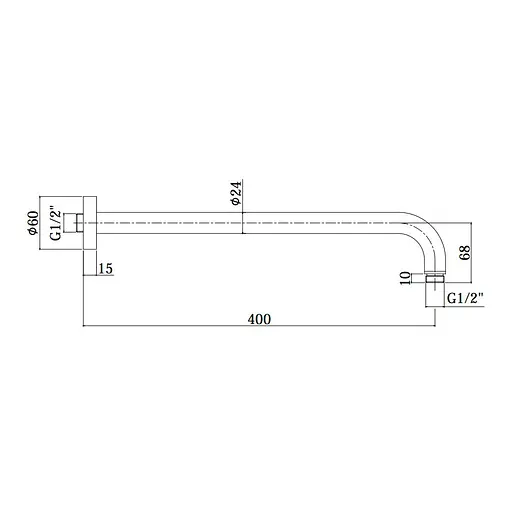 Душова система Paffoni Shower, внутрішній монтаж верхній душ Ø225 мм (колір - хром)KITMDE000CR - фото 2