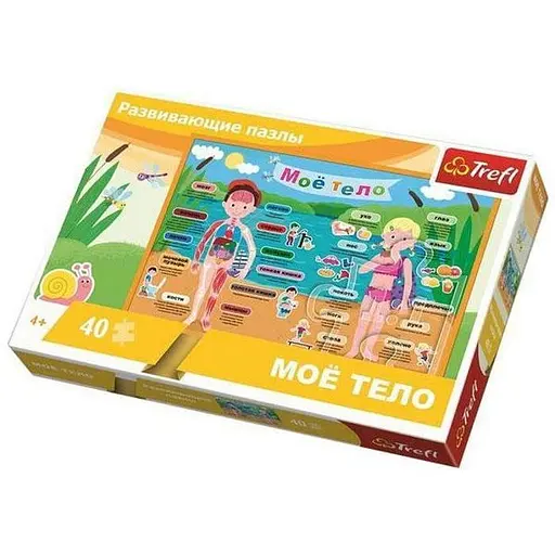 Пазл Trefl учебный Мое тело 40 эл. (15528)