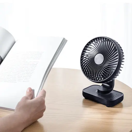 Вентилятор настольный беспроводной GXQC D606 темно-синий - фото 4