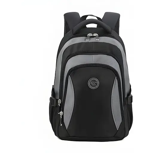 Універсальний міський рюкзак Justpack з ортопедичною спинкою 26х42х18 см сірий (8853)