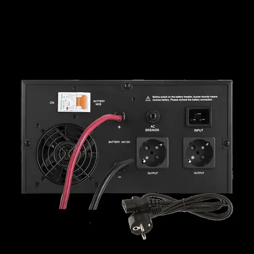 ДБЖ з правильною синусоїдою LogicPower 24V LPE-B-PSW-2300VA + 1600 Вт 1-40A - фото 4