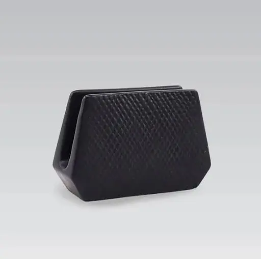 Салфетница керамическая Maestro MR-20001-44 для салфеток Черная - фото 1