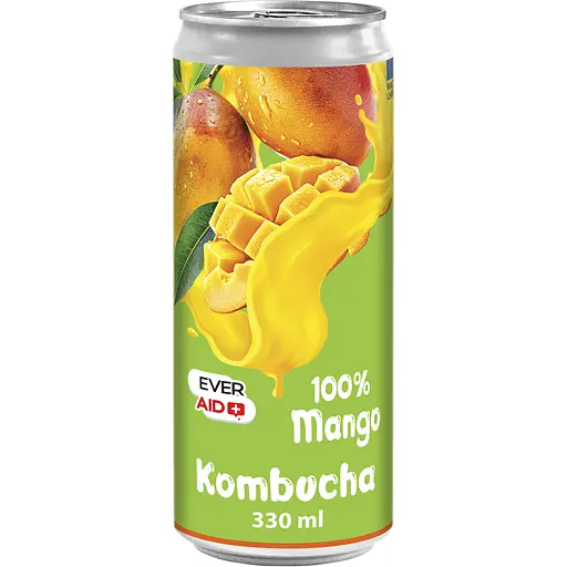 Комбуча Ever Aid Mango 100% 0.33 л