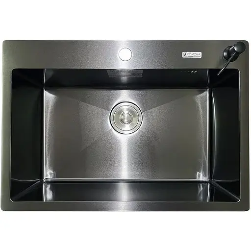 Кухонная мойка Romzha Arta U-600S BL - фото 2