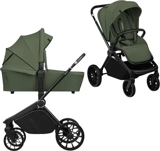 Универсальная коляска 2 в 1 Lionelo Mika Plus 2in1 Green Olive (LO- MIKA PLUS 3IN1 BEIGE SAND) - фото 1