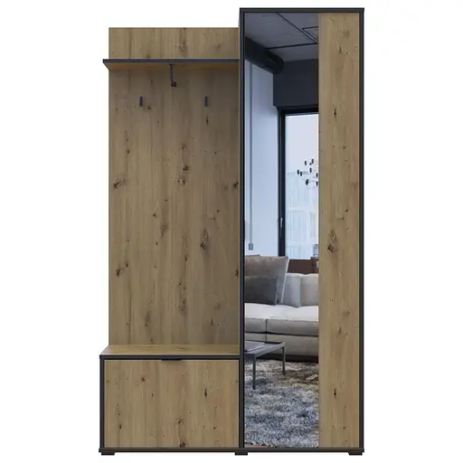 Прихожая Doros Дора Дуб Артизан 113,5х40х192 (44900218) - фото 4