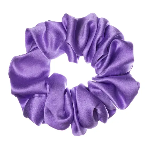 Шовкова резинка для волосся Чумацький Шлях підвищеної еластичності та міцності Розмір L в Подарунковій упаковці Лаванда (1212-02)