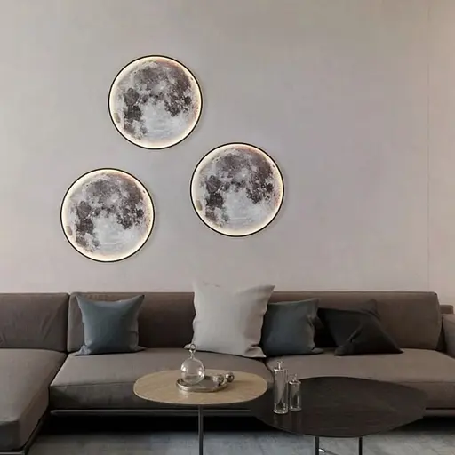 Настінно-стельовий світильник у вигляді планети Ø 30 см | Арт. WST03-300 | Line F - фото 1