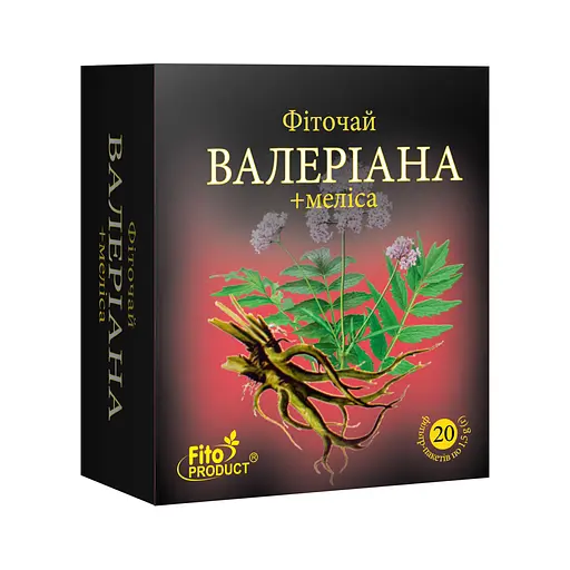 Фіточай "Валеріана і меліса", 20 ф/п