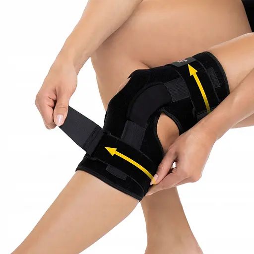 Фіксатор (бандаж) для коліна 4FIZJO шарнірний 1 шт 4FJ0473 Size L (P-5907739317629) - фото 14