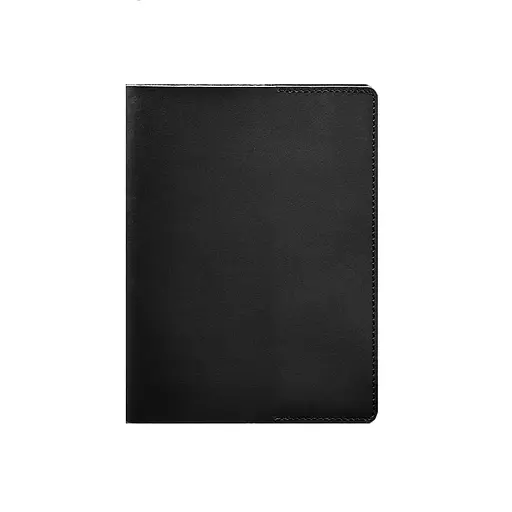 Шкіряна обкладинка для блокнота 6.0 (софт-бук) чорна Краст - фото 7