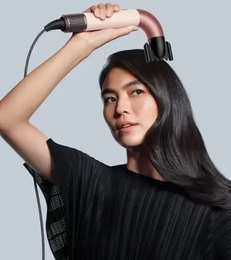 Профессиональный фен для укладки волос HD18 Supersonic Professional Hair Dryer Straight современный фен Г-образный 1700 Вт - фото 6