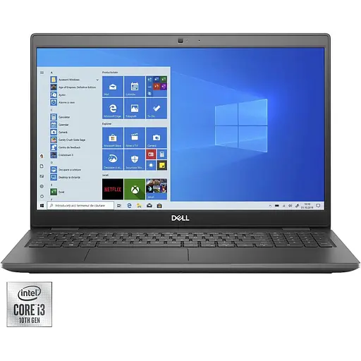 Ноутбук Dell Latitude 3510 i3-10110U, 8GB, 256GB, UHD, Windows 10 Pro
