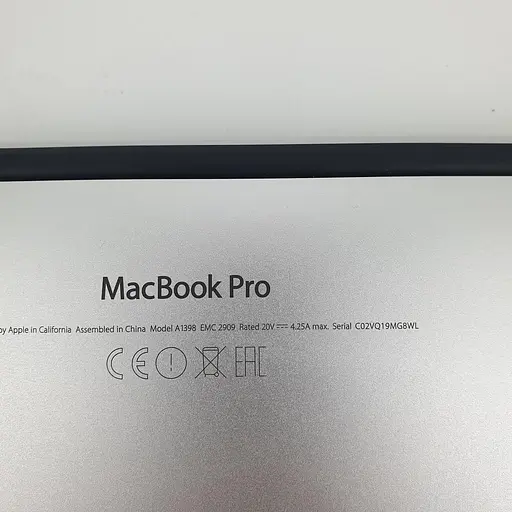 Ноутбук Apple MacBook Pro 15" A1398 Retina (C02VQ19MG8WL) (i7-4870HQ/16/512SSD) - Class A- - фото 2