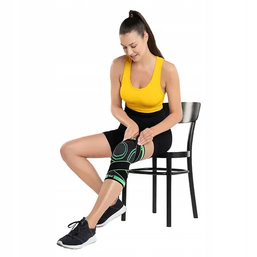 Фіксатор (бандаж) для коліна 4FIZJO 1 шт Size S (P-5907739317773) - фото 6