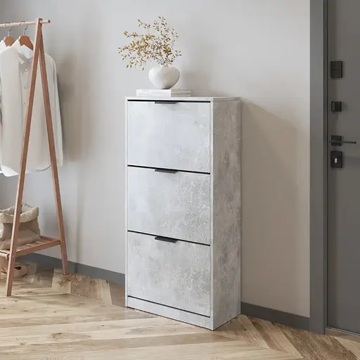 Тумба для взуття VAYS в передпокій M-45 бетон