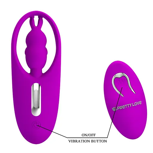 Вібратор для клітора Pretty Love Wild Rabbit 10.8 см фіолетовий - фото 6