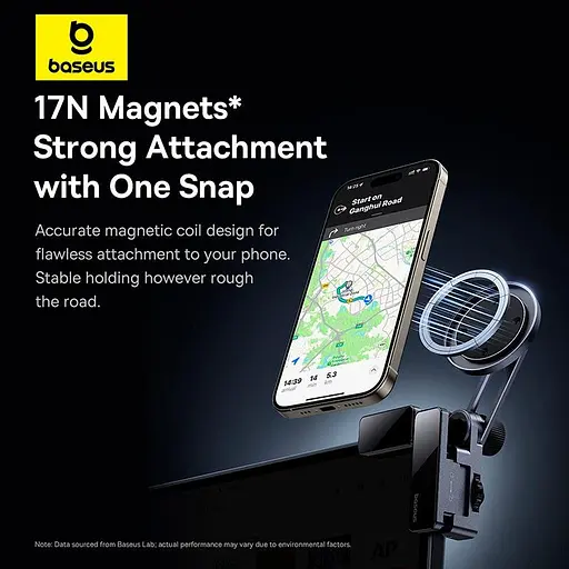 Держатель Baseus MaxView Magnetic Car Mount for In-Vehicle Infotainment Screen - фото 2