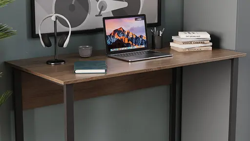 Компьютерный стол Ferrum-decor Курт 75x120x60 черный ДСП Дуб Сонома Труфель 16мм (FRD-103915) - фото 3