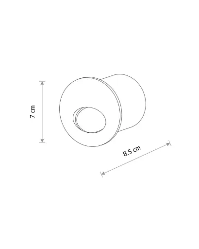 Світильник для підсвітки сходів/коридору Nowodvorski 11530 Ava LED 1x3W 3000K 40Lm IP54 чорний - фото 4