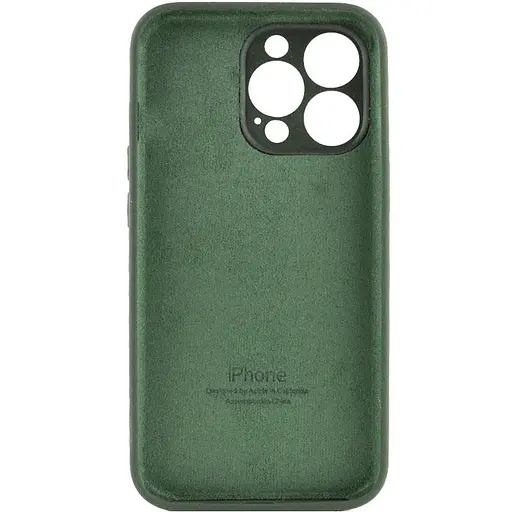 Чехол Epik Silicone Case Full Camera Protective AA для Apple iPhone 15 Pro 6.1 Зеленый/Cyprus Green - фото 2